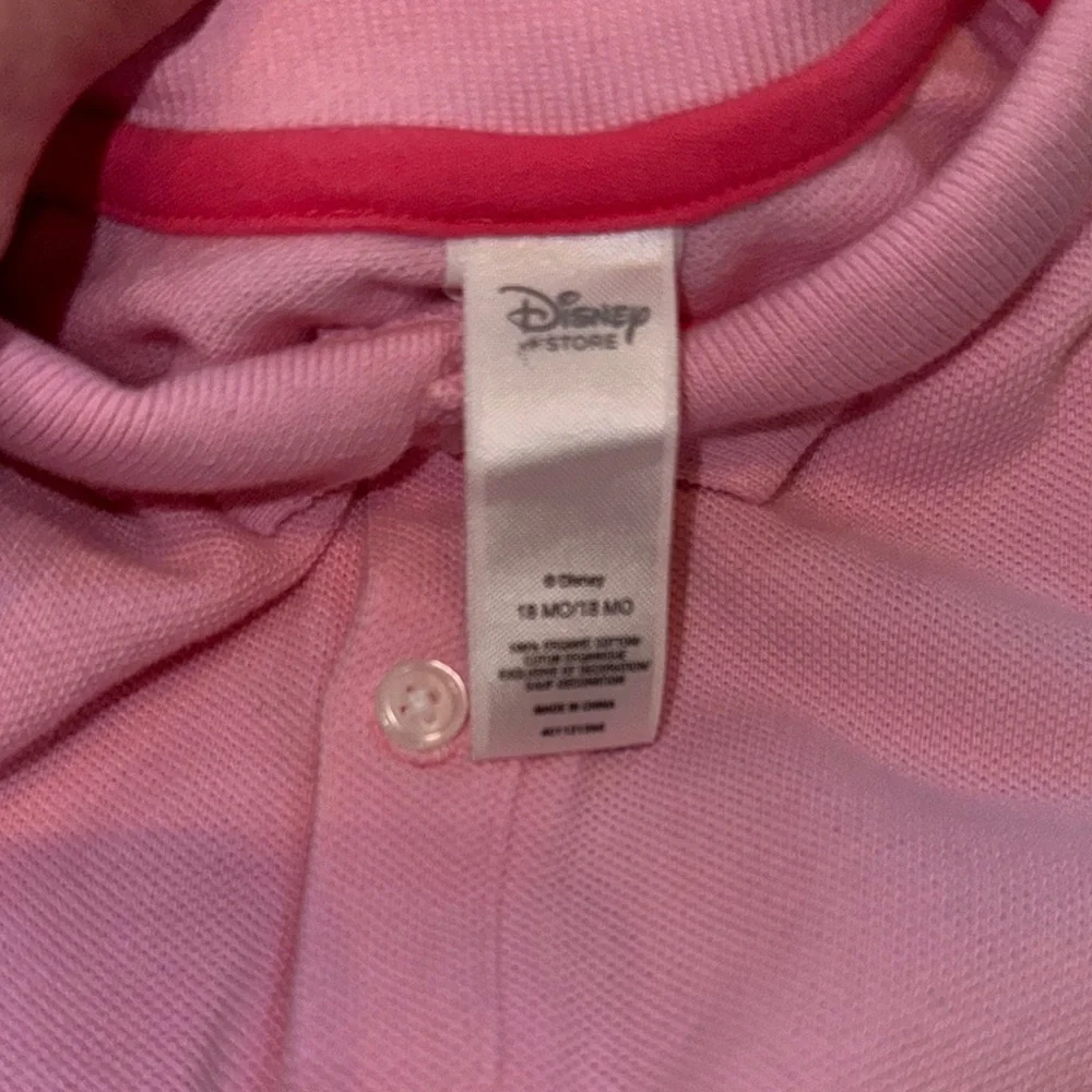 Disney Pink and Yellow Casual Dress with Minnie Mouse Design